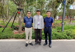 崇明區(qū)退役軍人事務(wù)局領(lǐng)導(dǎo)看望宗保公司花博會(huì)志愿者