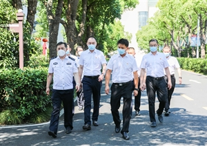 上海市公安局治安總隊(duì)領(lǐng)導(dǎo)到宗保公司調(diào)研